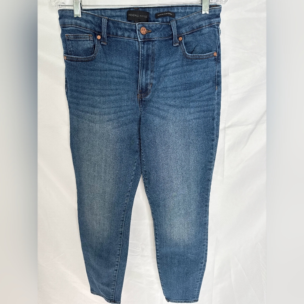 ❤️3/$12 Kendall & Kylie Ultra Babe Skinny Blue Ankle Jeans 11/30